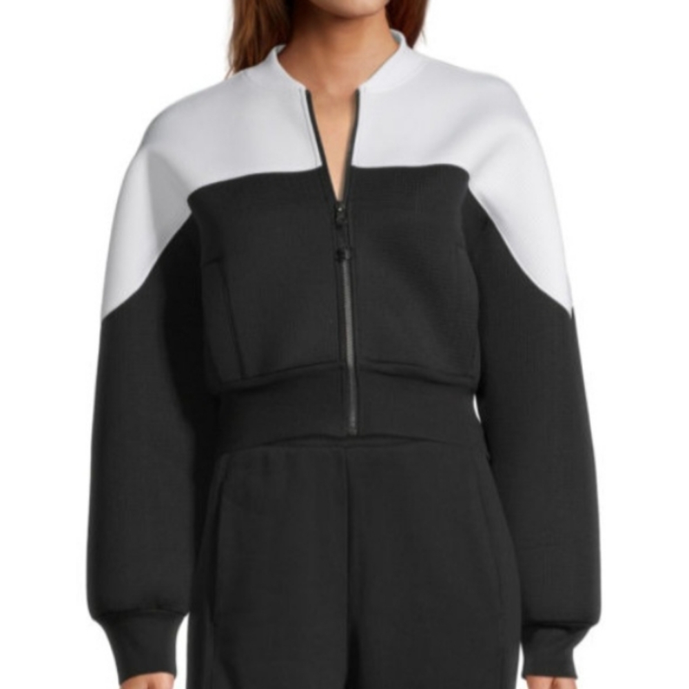 Sports Illustrated  Black and White Bomber Jacket